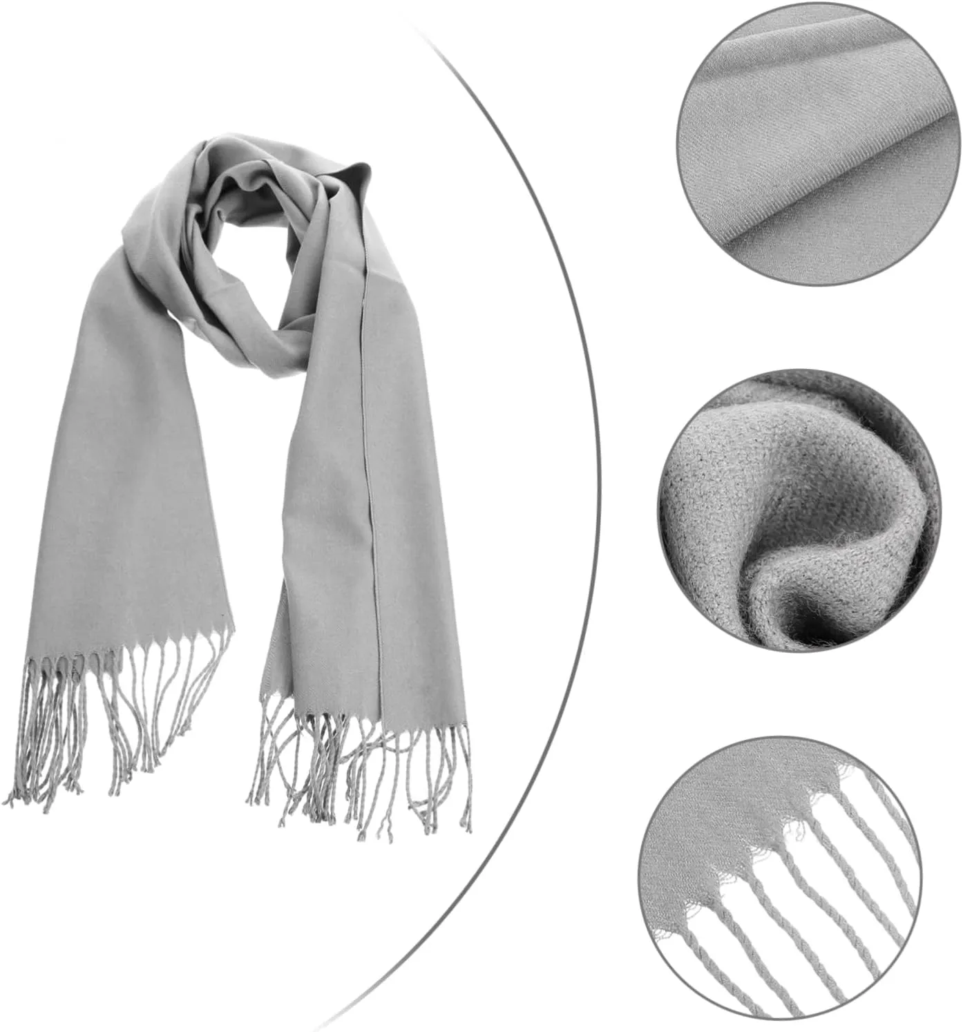 1pc Cashmere Scarf Winter Scarf Kid Neck Scarf Kids Knitted Tree Spikes for Climbing Knitted Scarf Cold