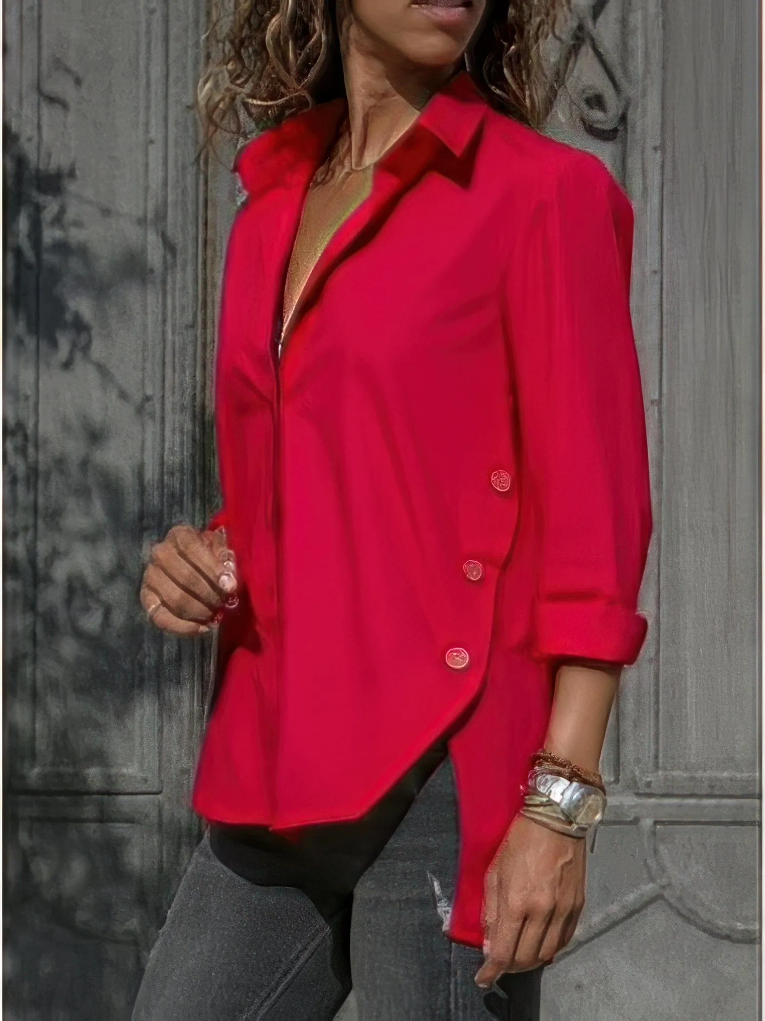 All-Season Side-Split Shirt