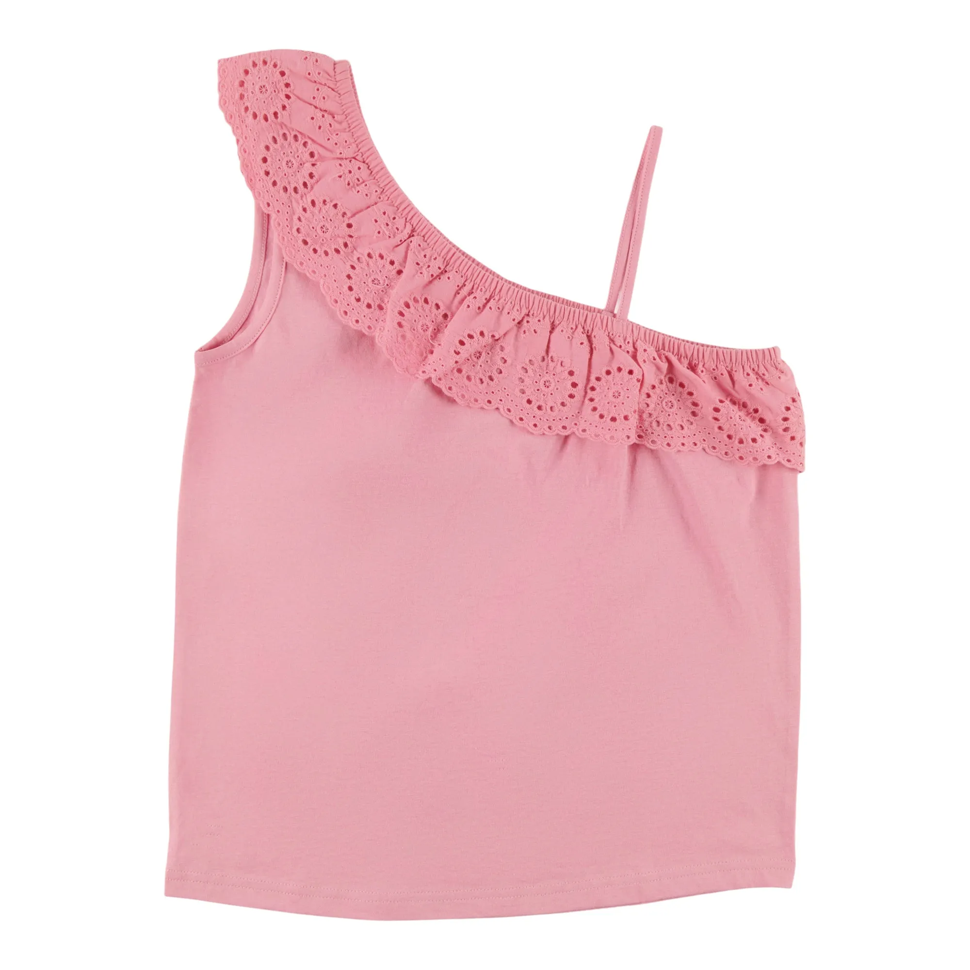 BELLA & BIRDIE Girl's Sleeveless Eyelet Blouse