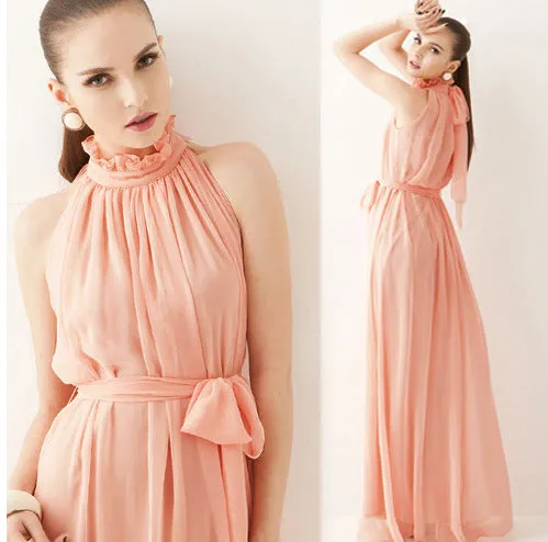 Bohemian Sleeveless Maxi Dress