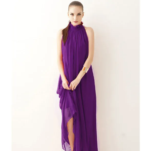 Bohemian Sleeveless Maxi Dress