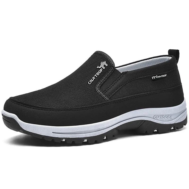 Bootara Men's Breathable Slip-On Outdoor Shoes – Lightweight and Durable Walking Loafers for Everyday Comfort