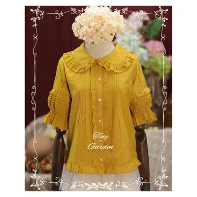 (BuyForMe) Tiny Garden~Robin~Kawaii Lolita Short Sleeve Blouse