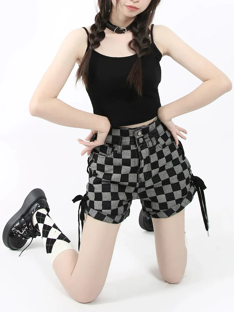 Checker Block Shorts