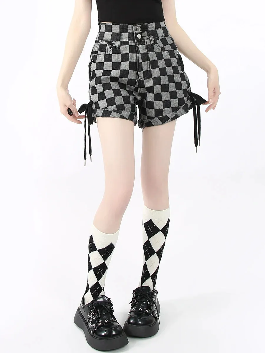 Checker Block Shorts