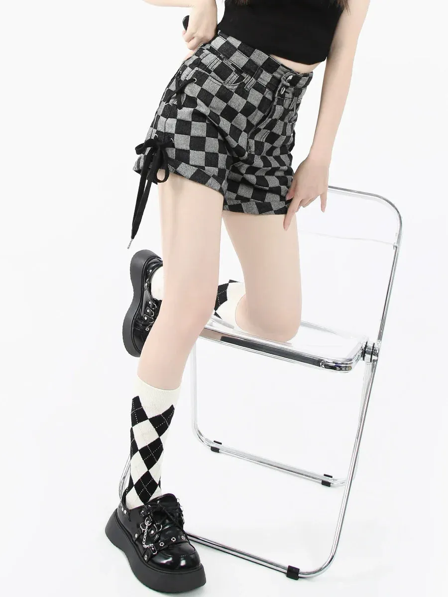 Checker Block Shorts