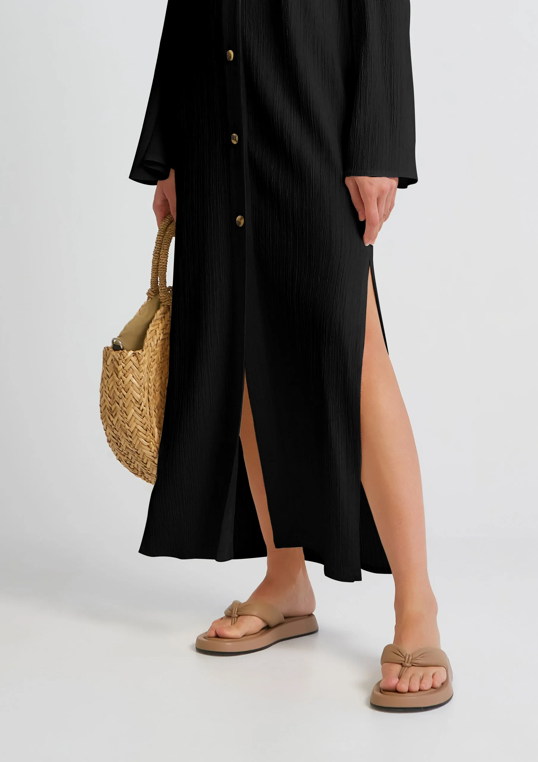 Chic Elegant Kaftan (Black)