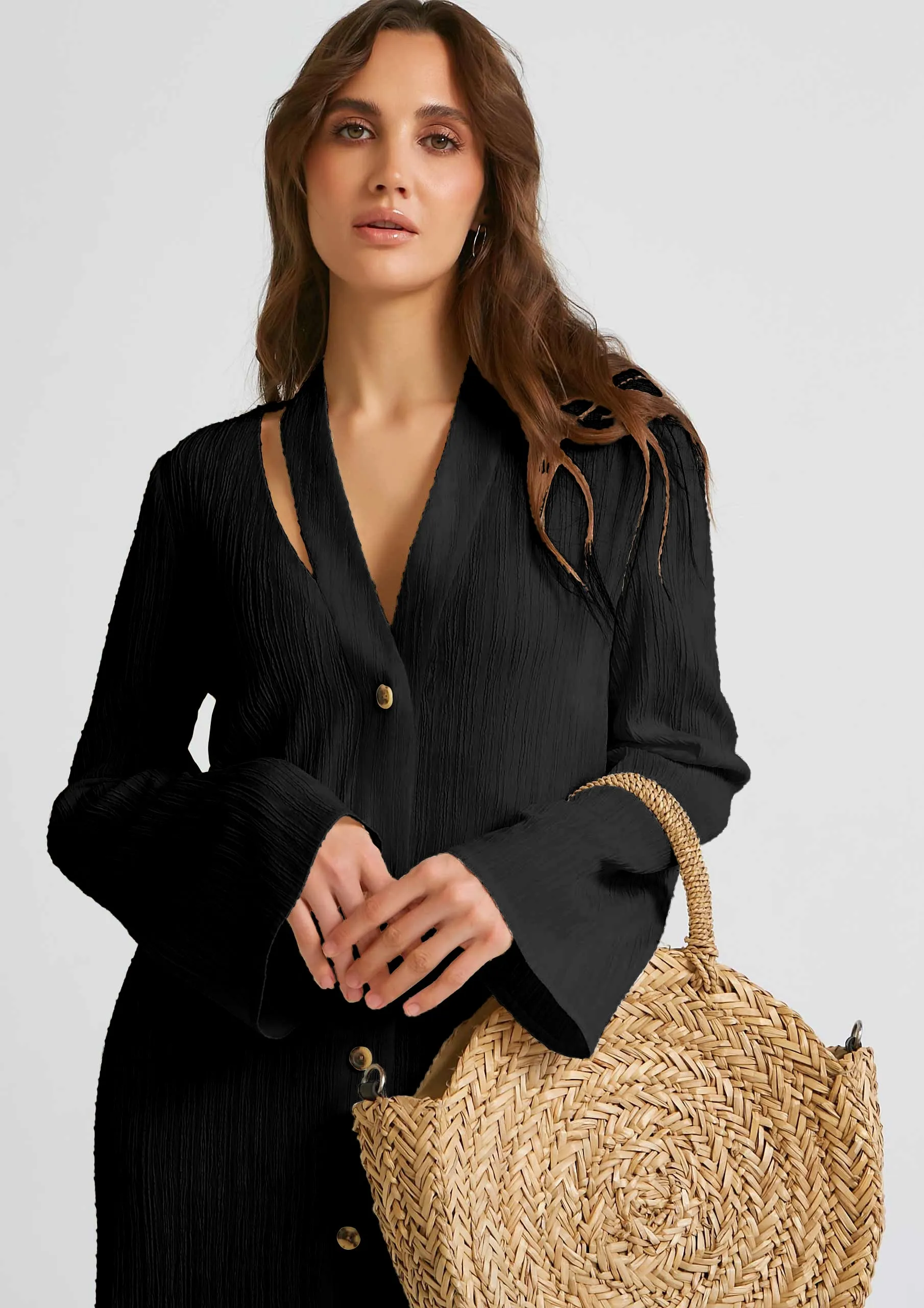 Chic Elegant Kaftan (Black)