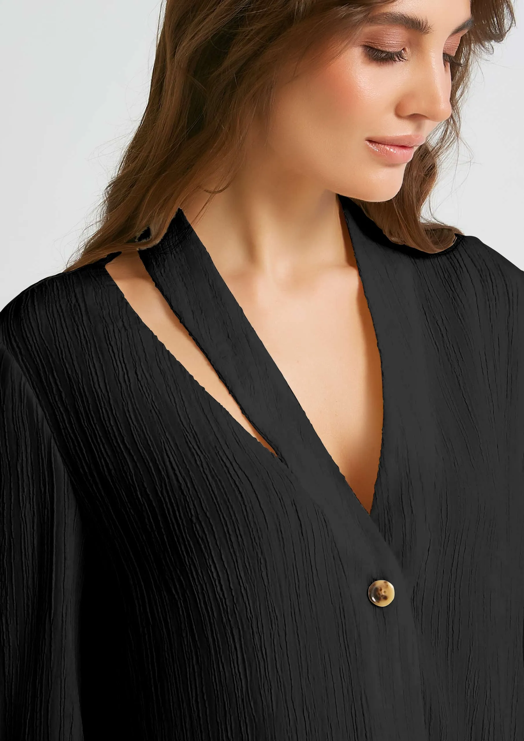 Chic Elegant Kaftan (Black)