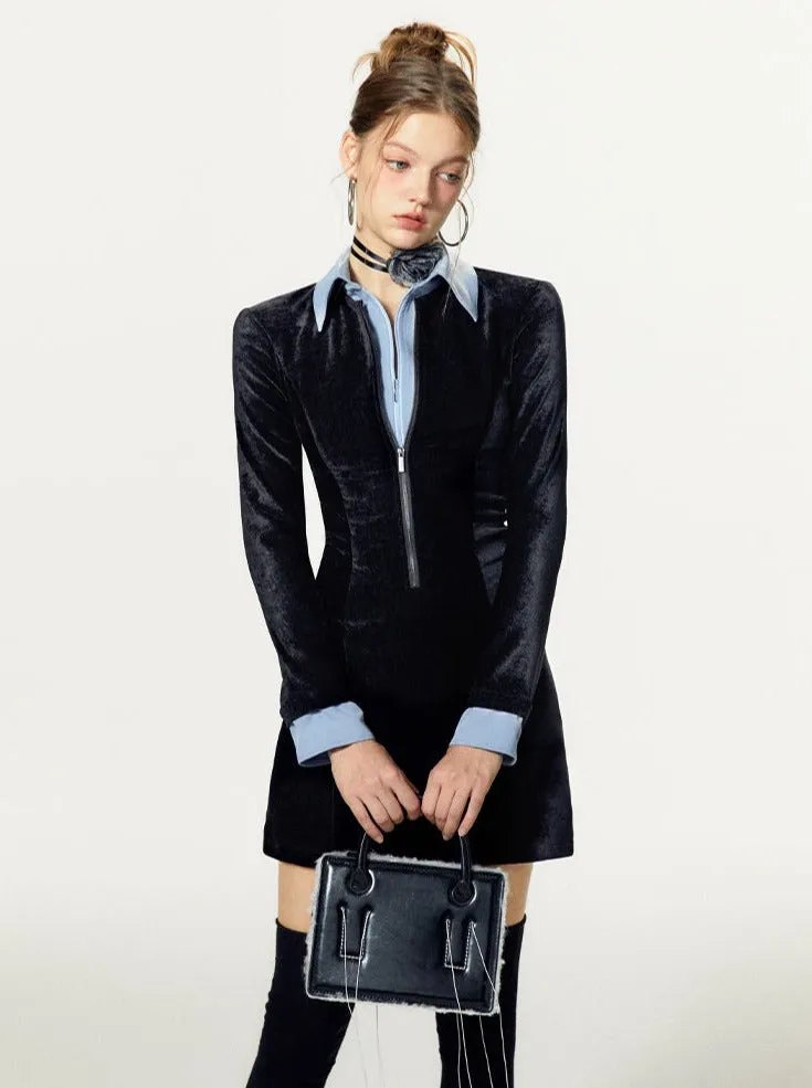 Dress Mode Chic Girl Slim Dark