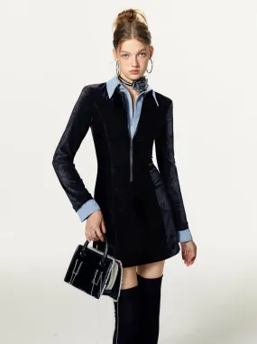 Dress Mode Chic Girl Slim Dark