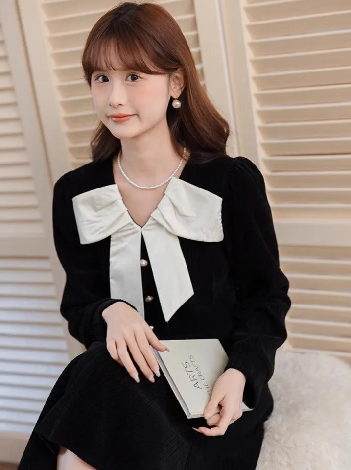 Dress Retro Chic French Style College