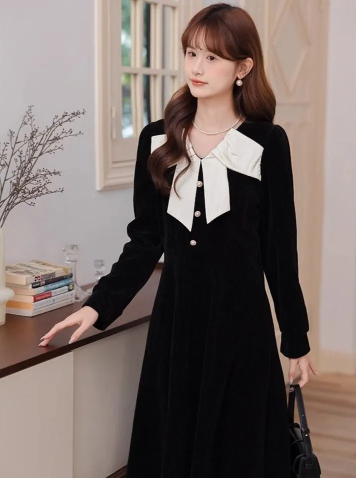Dress Retro Chic French Style College
