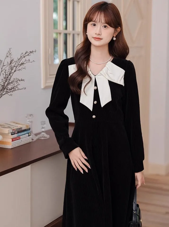 Dress Retro Chic French Style College