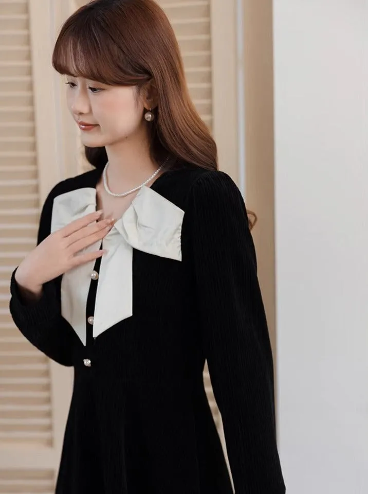 Dress Retro Chic French Style College