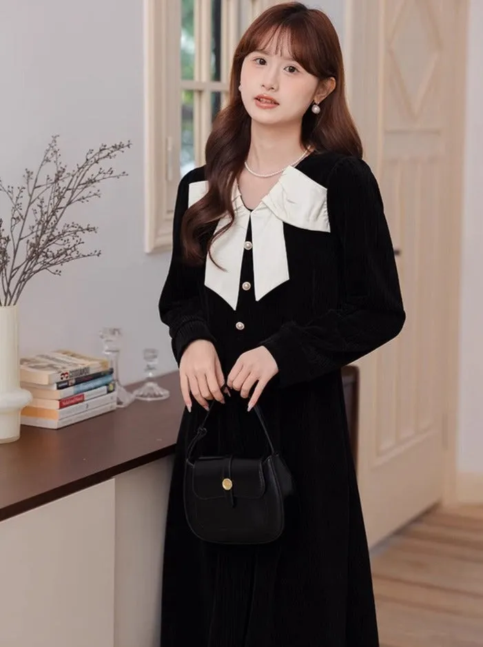 Dress Retro Chic French Style College