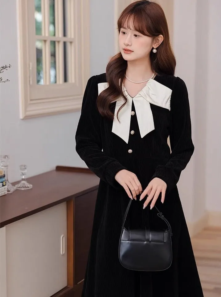 Dress Retro Chic French Style College