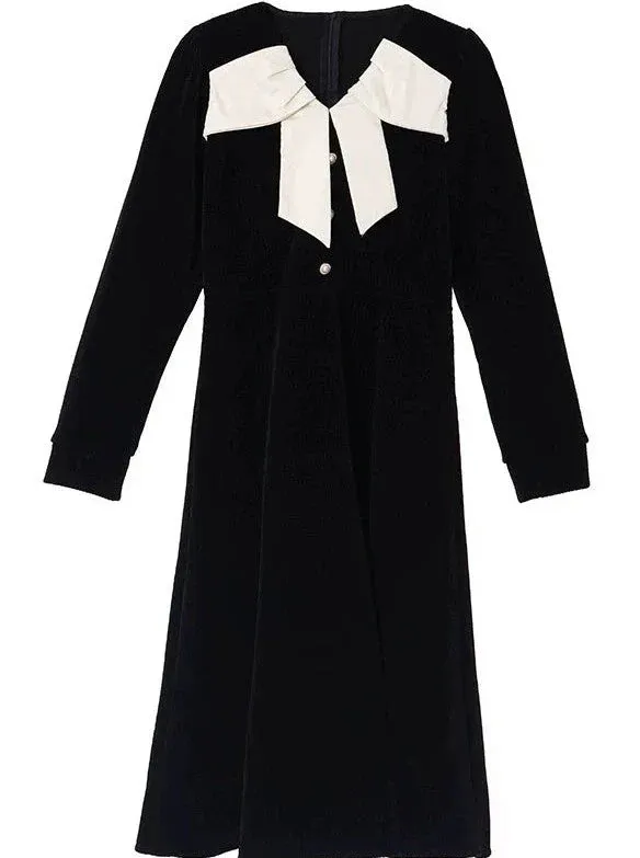 Dress Retro Chic French Style College