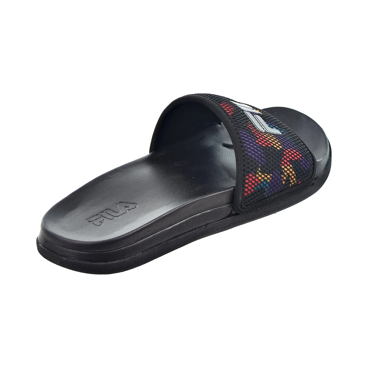 Fila Drifter Lux 90s Women's Slide Sandals Black-Old Gold-Capri Breeze