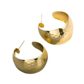 Golden Rebel Shimmer Bold Hoops