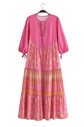 Gown Dress, Boho Maxi Dress, Loose Dress,  Alyssa kamal