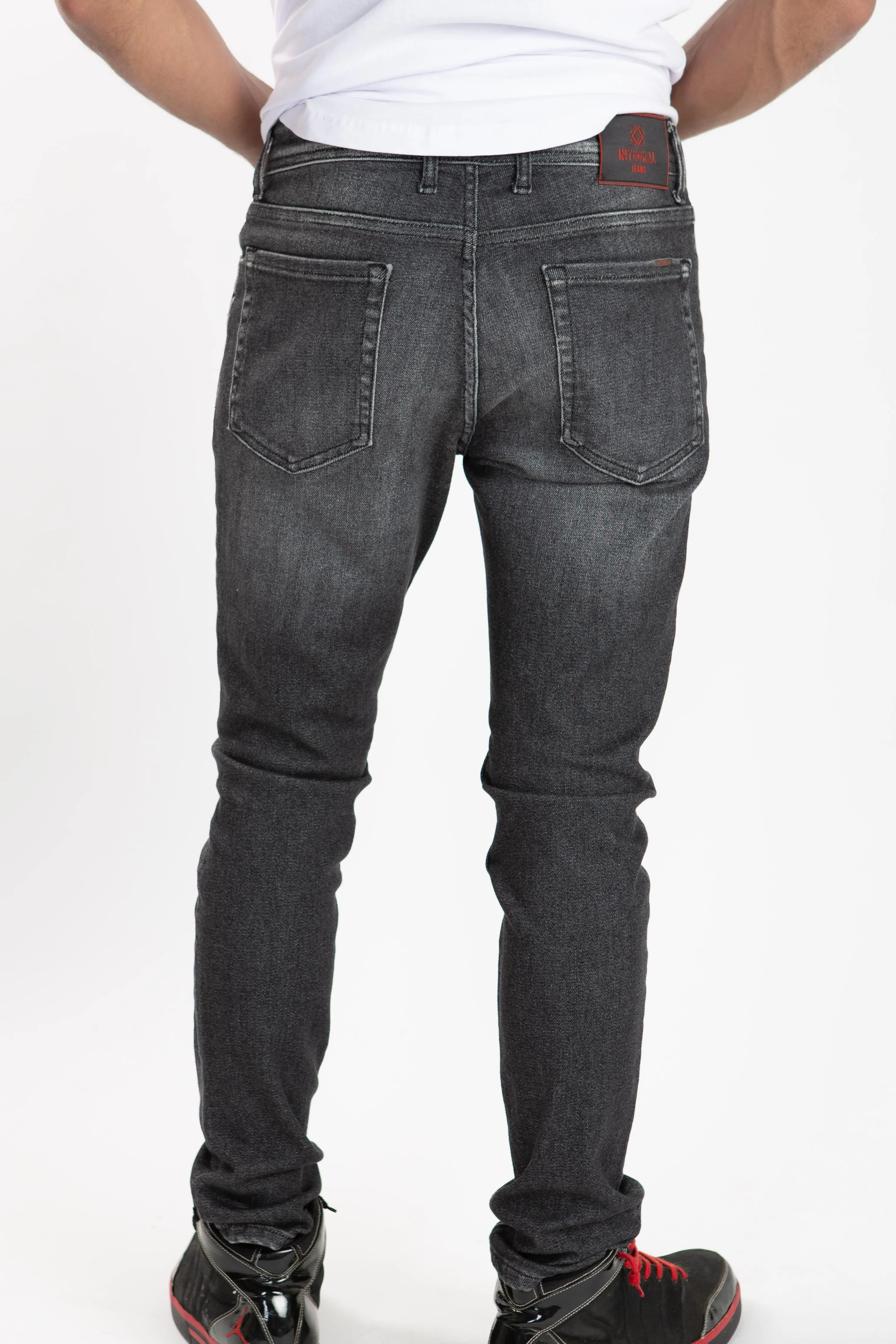 Integral Slim Fit Stretch Jeans - Black
