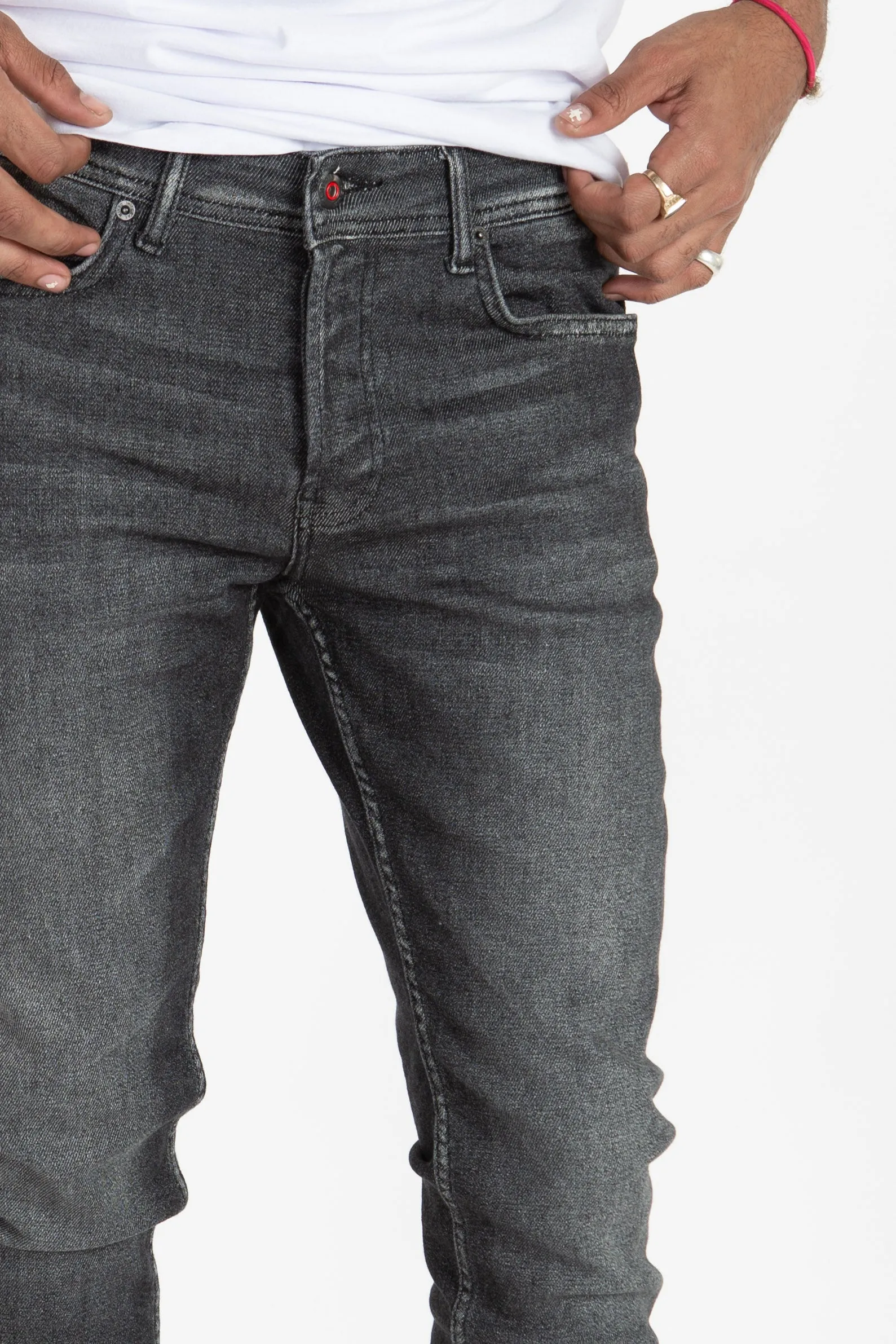 Integral Slim Fit Stretch Jeans - Black