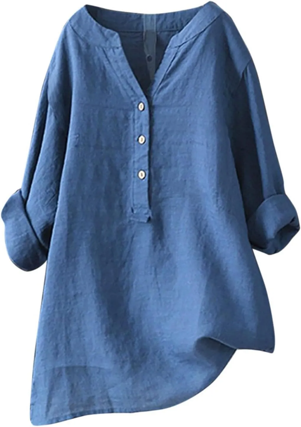 Linen Oversize Shirts Womens Button Roll Long Sleeve Tops Causal Elegant Dress Shirt Loose Chic Summer Linen Clothes