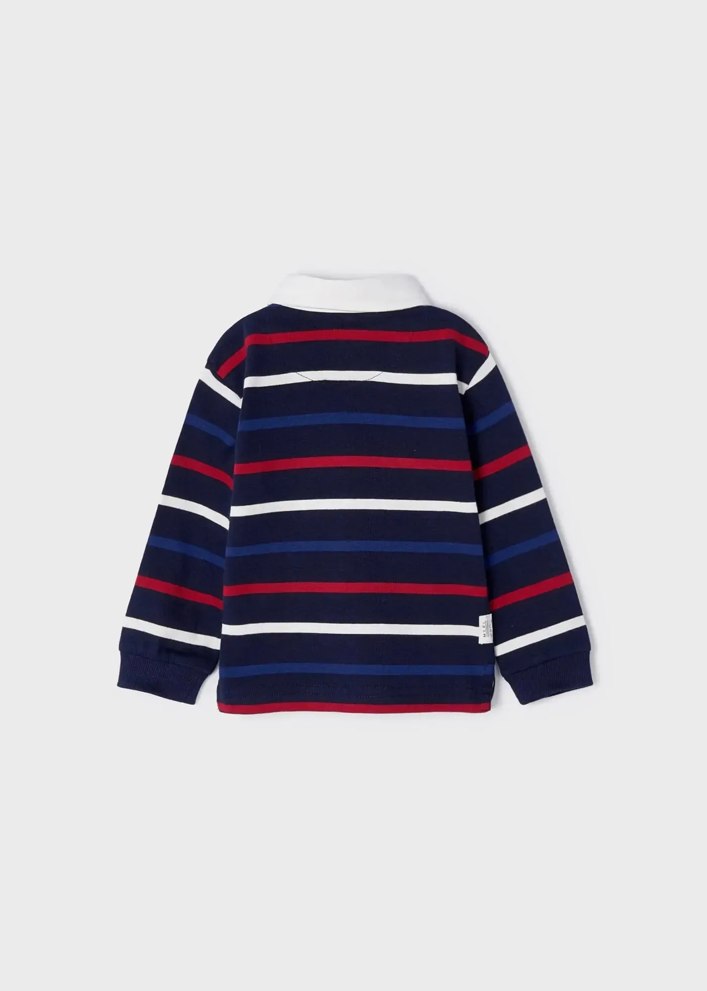 Long Sleeve Striped Polo Shirt Baby | Mayoral
