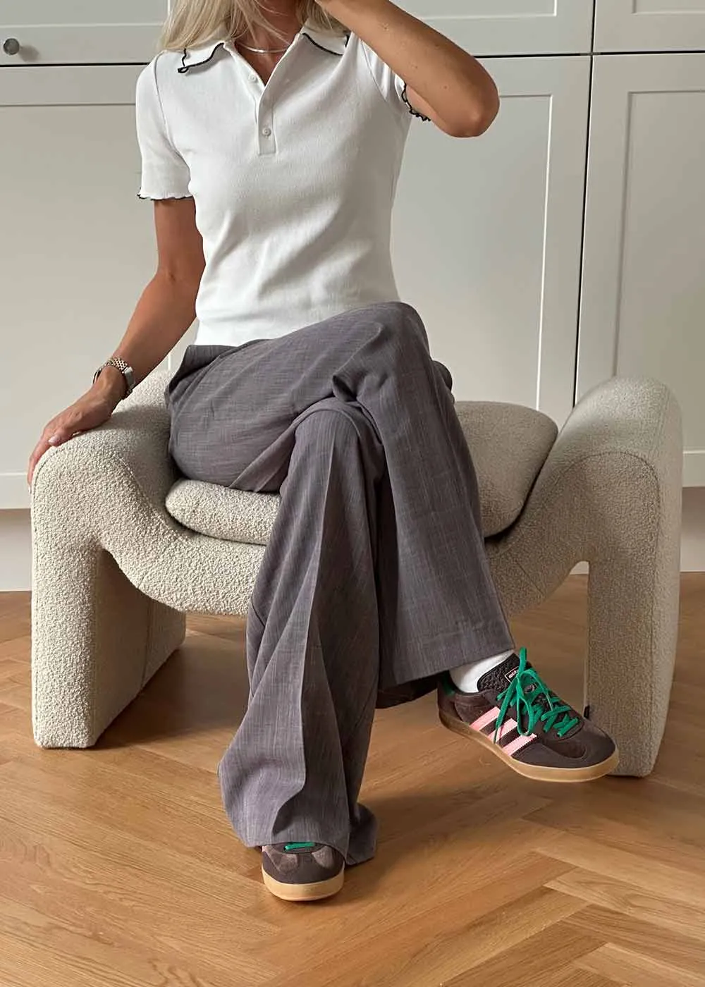 MagdaloneMD polo - Soft White