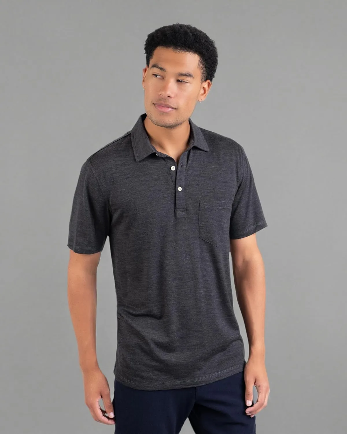 Men's Merino Polo by Woolly | RWS Certified | Super Soft, Classic Style, Seattle Designed