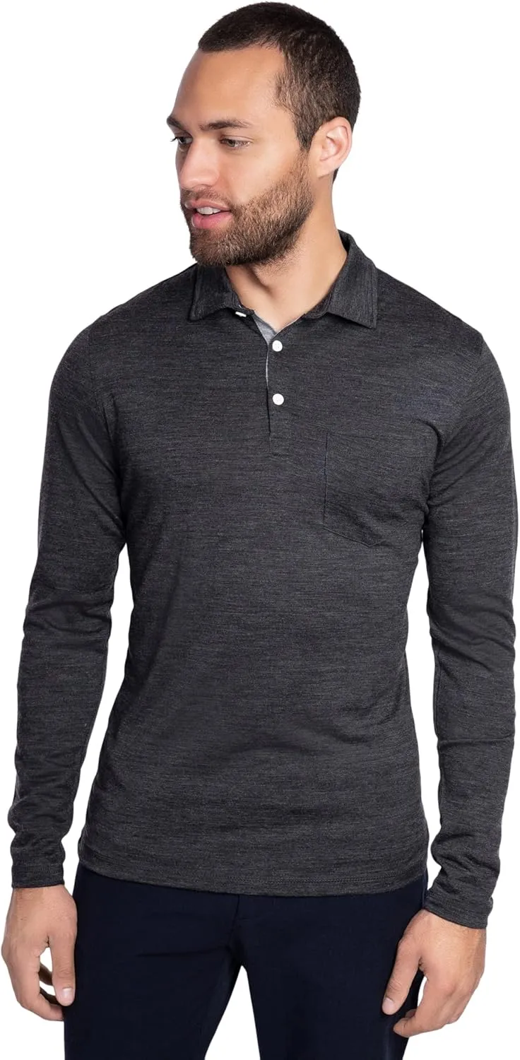Men's Merino Polo by Woolly | RWS Certified | Super Soft, Classic Style, Seattle Designed
