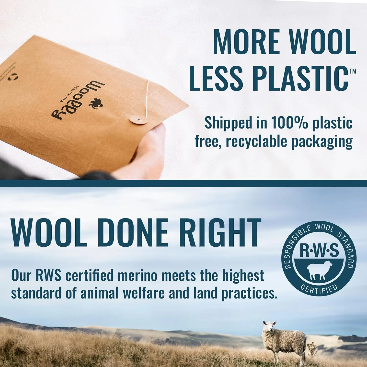 Men's Merino Polo by Woolly | RWS Certified | Super Soft, Classic Style, Seattle Designed