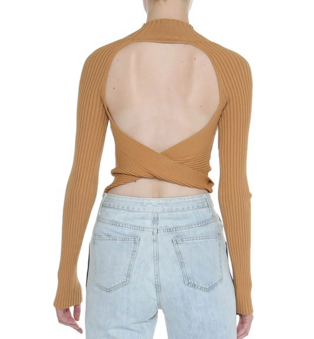 The Gabriella Top: Twisted Open Back Top