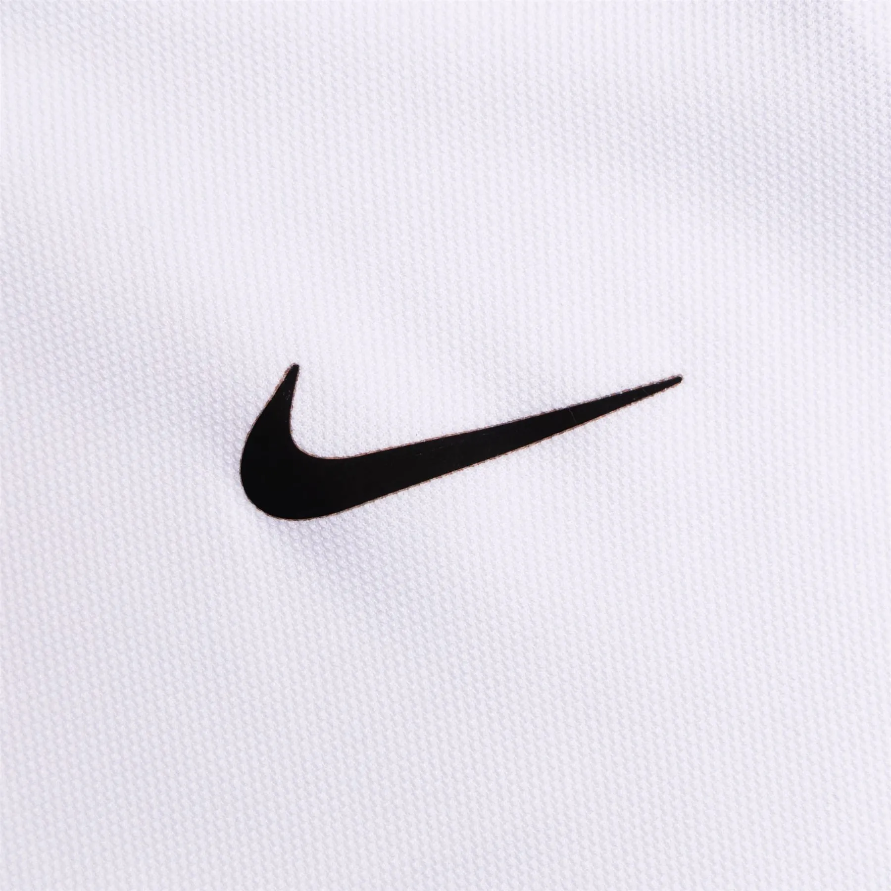TW Dri-Fit Tech Pique Polo White/White/Black - AW23