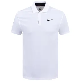 TW Dri-Fit Tech Pique Polo White/White/Black - AW23