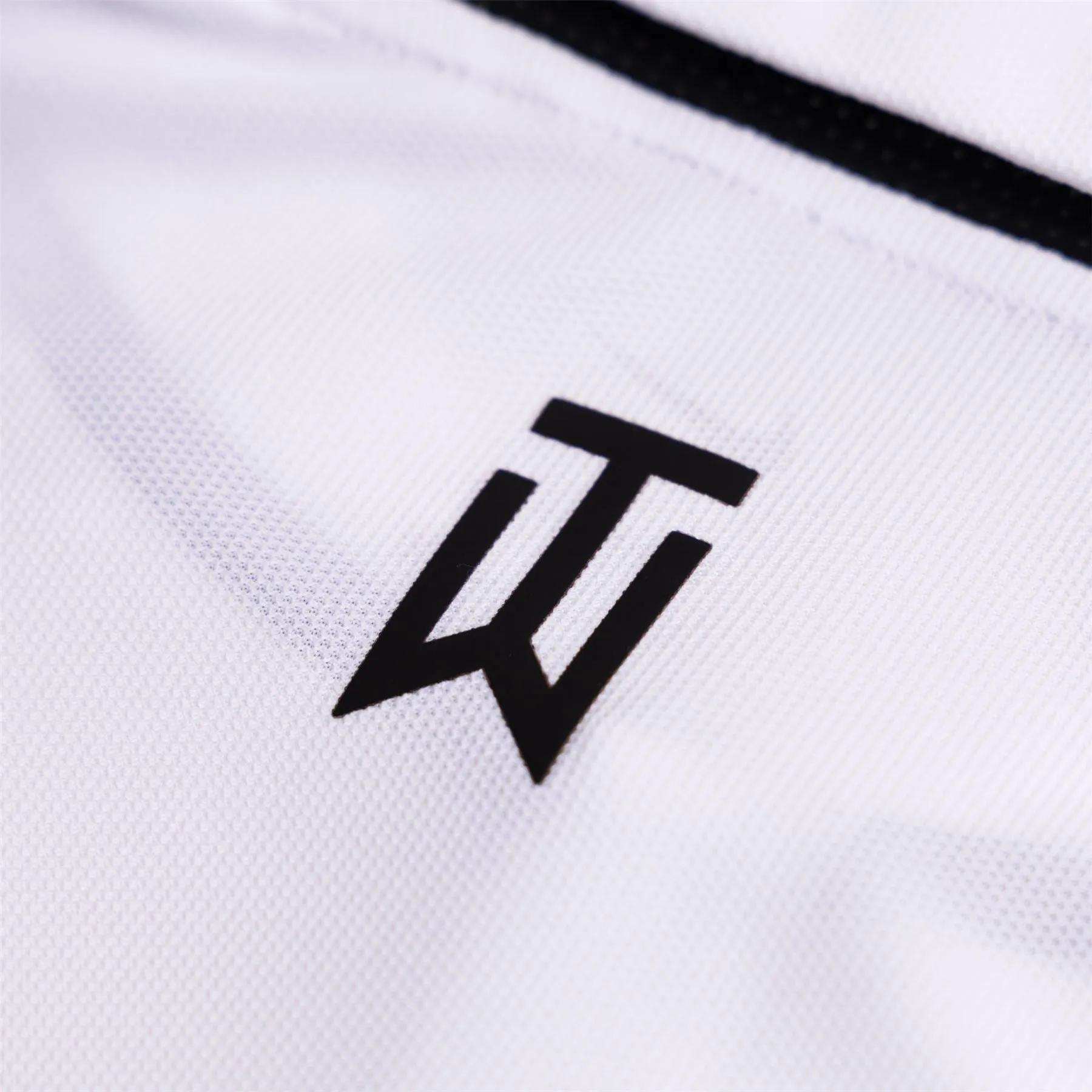 TW Dri-Fit Tech Pique Polo White/White/Black - AW23