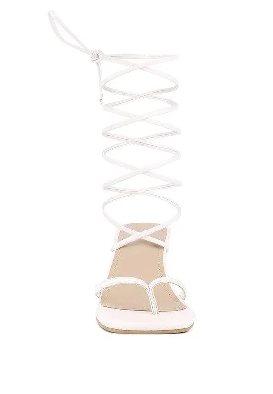 Women's Shoes Dorita Kitten Heel Lace Up Sandal