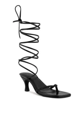 Women's Shoes Dorita Kitten Heel Lace Up Sandal